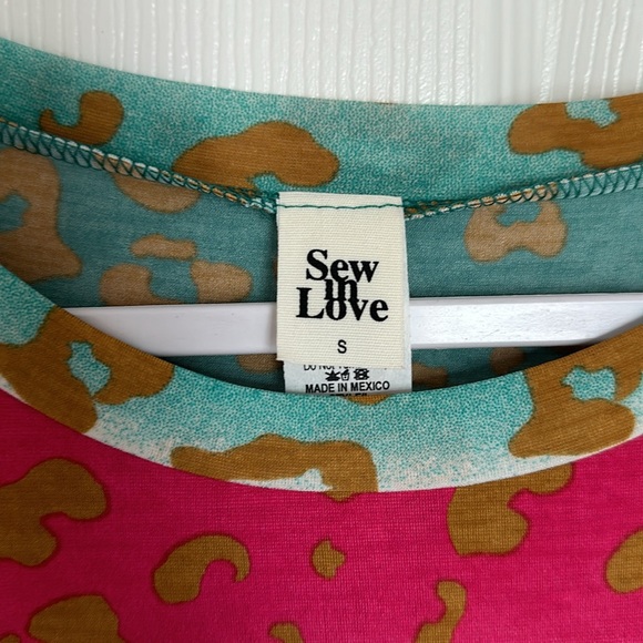Sew N Love Dress Multi Colored Animal Print-  Sz. Small - Picture 2 of 4